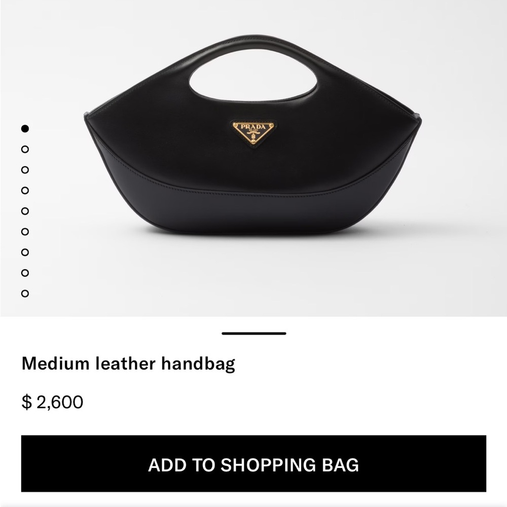 Black Prada Medium Leather Bag - Picture 3 of 17